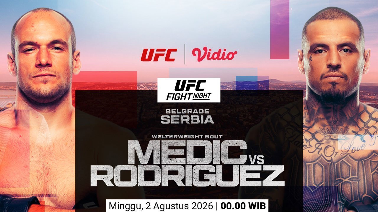 UFC Fight Night: Medic vs Rodriguez, Pertarungan MMA Pertama di Serbia Live di Vidio UFC Fight Night: Medic vs Rodriguez, Pertarungan MMA Pertama di Serbia Live di Vidio
