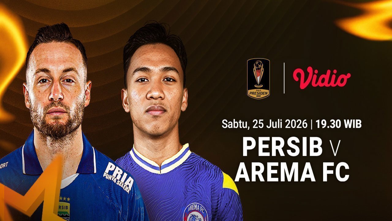 Piala Presiden Persib vs Arema FC: Ajang Pembuktian Mental Sang Juara di Vidio Piala Presiden Persib vs Arema FC: Ajang Pembuktian Mental Sang Juara di Vidio