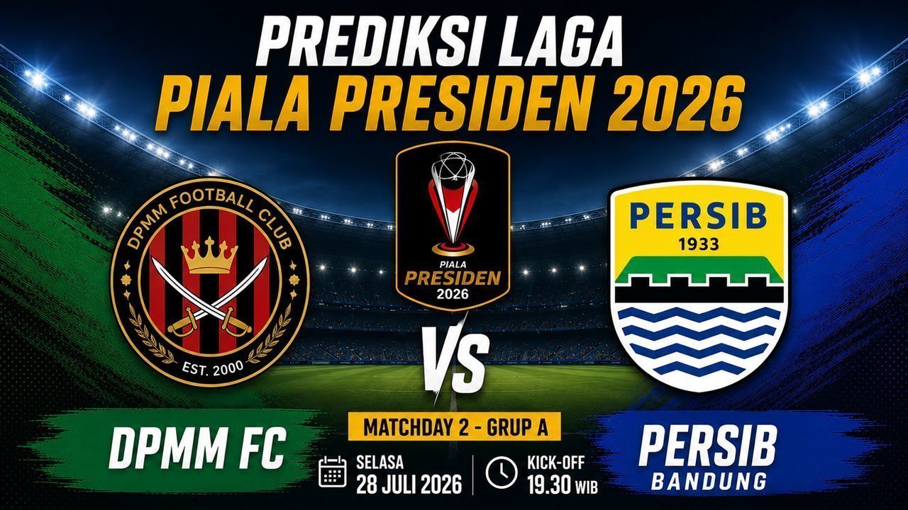Prediksi Piala Presiden 2026: DPMM FC vs Persib 28 Juli 2026