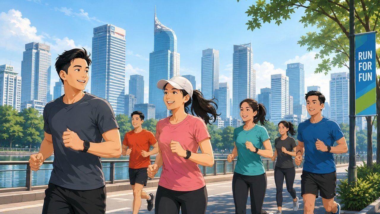 Mengintip Tren Social Run, Saat Lari Tak Lagi Sekadar Olahraga Mengintip Tren Social Run, Saat Lari Tak Lagi Sekadar Olahraga
