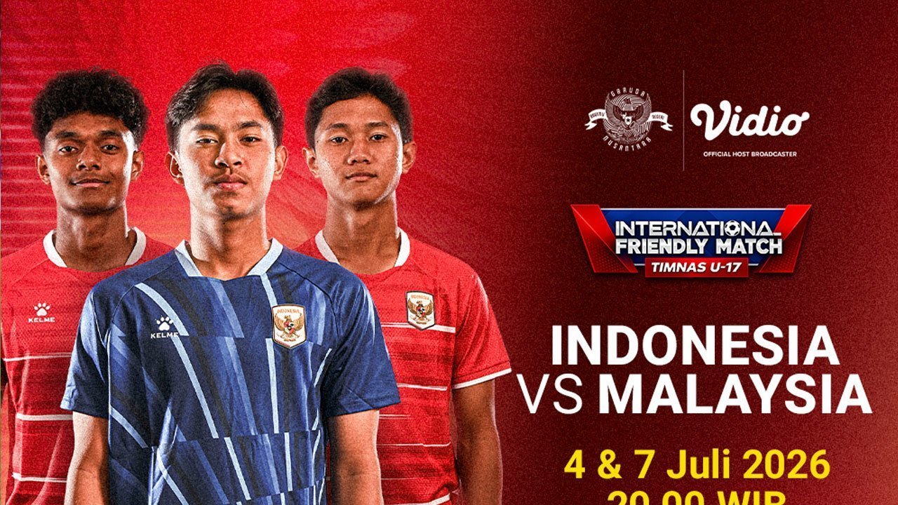 Pertandingan Timnas Indonesia U-17: Persiapan Kualifikasi Piala Asia 2027 di Vidio Pertandingan Timnas Indonesia U-17: Persiapan Kualifikasi Piala Asia 2027 di Vidio