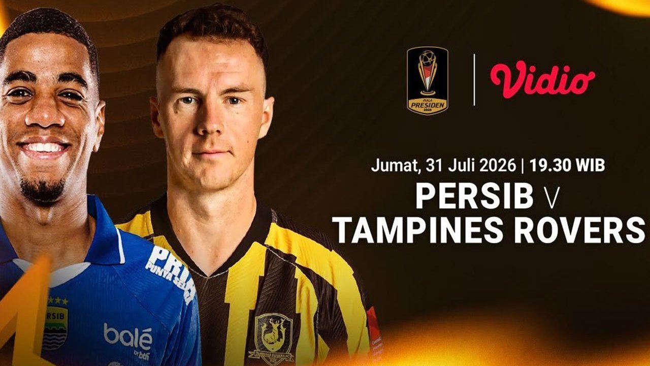 Jadwal Piala Presiden 2026 - Persib vs Tampines Rovers FC: Penentu Klasemen Akhir Grup A di Vidio Jadwal Piala Presiden 2026 - Persib vs Tampines Rovers FC: Penentu Klasemen Akhir Grup A di Vidio