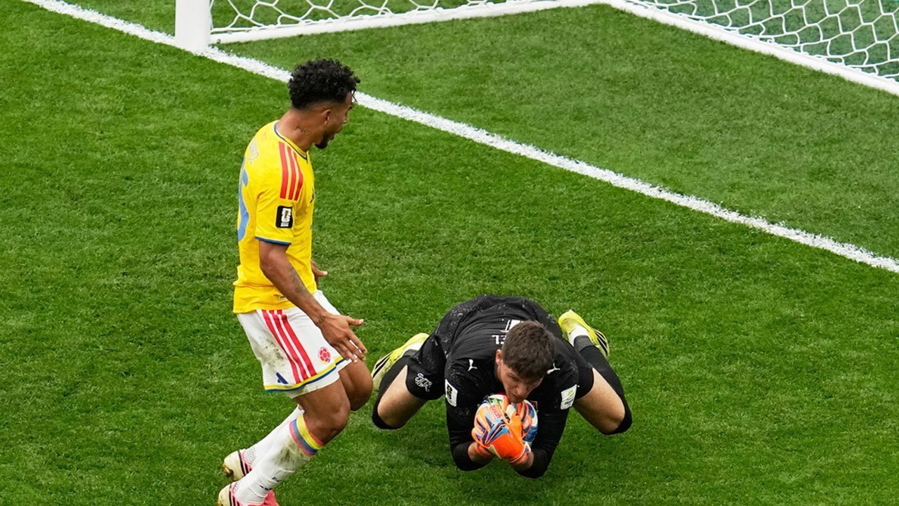 Man of the Match Swiss vs Kolombia: Gregor Kobel Man of the Match Swiss vs Kolombia: Gregor Kobel