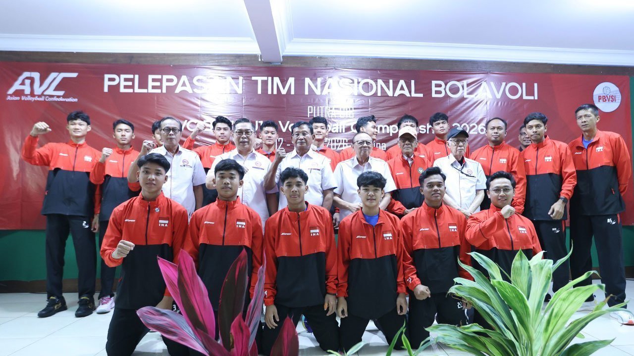 PBVSI Resmi Lepas Timnas Voli Putra Indonesia ke SEA V Cup 2026, Reidel Toiran Bidik Gelar Juara PBVSI Resmi Lepas Timnas Voli Putra Indonesia ke SEA V Cup 2026, Reidel Toiran Bidik Gelar Juara
