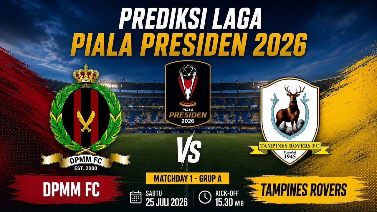Prediksi Piala Presiden 2026: DPMM FC vs Tampines Rovers 25 Juli 2026 Prediksi Piala Presiden 2026: DPMM FC vs Tampines Rovers 25 Juli 2026