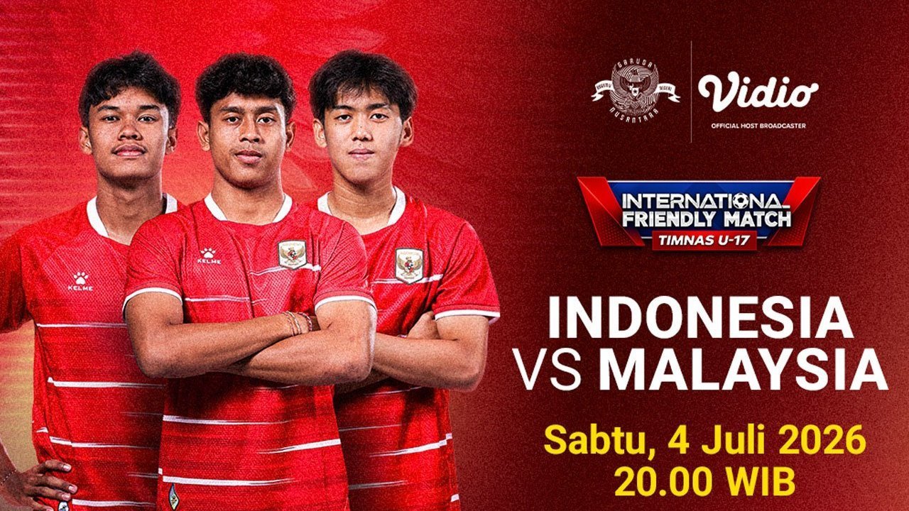 Nonton Indonesia U-17 vs Malaysia U-17: Misi Perdana David Nascimento di Vidio Nonton Indonesia U-17 vs Malaysia U-17: Misi Perdana David Nascimento di Vidio