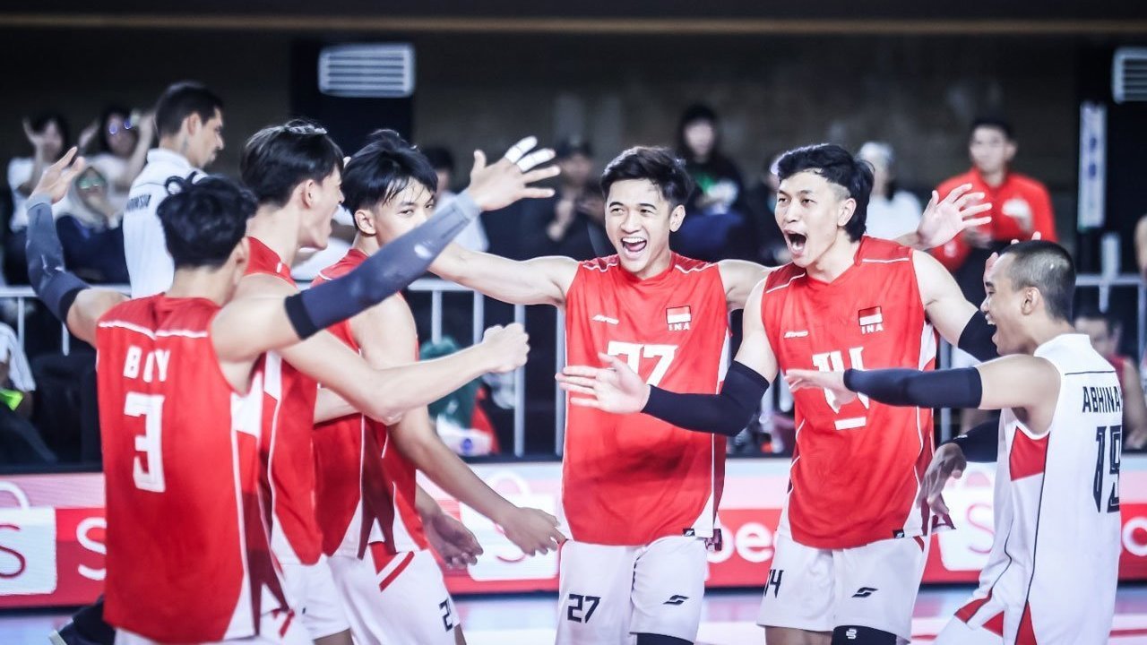 Timnas Voli Putra Indonesia Awali Leg Kedua SEA V Cup 2026 dengan Kemenangan 3-0 atas Kamboja Timnas Voli Putra Indonesia Awali Leg Kedua SEA V Cup 2026 dengan Kemenangan 3-0 atas Kamboja