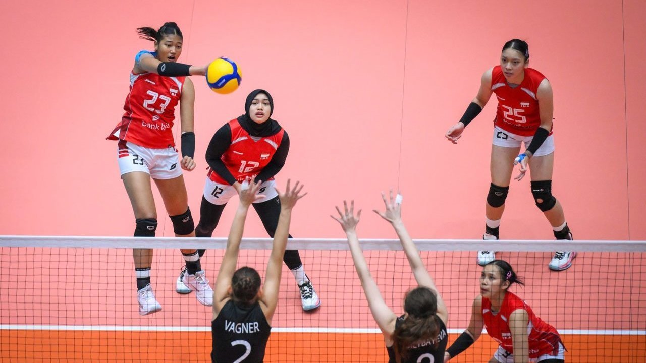 Sempat Unggul 12-9 di Set Penentuan, Timnas Voli Putri Indonesia U-18 Gagal Taklukkan Kazakstan Sempat Unggul 12-9 di Set Penentuan, Timnas Voli Putri Indonesia U-18 Gagal Taklukkan Kazakstan