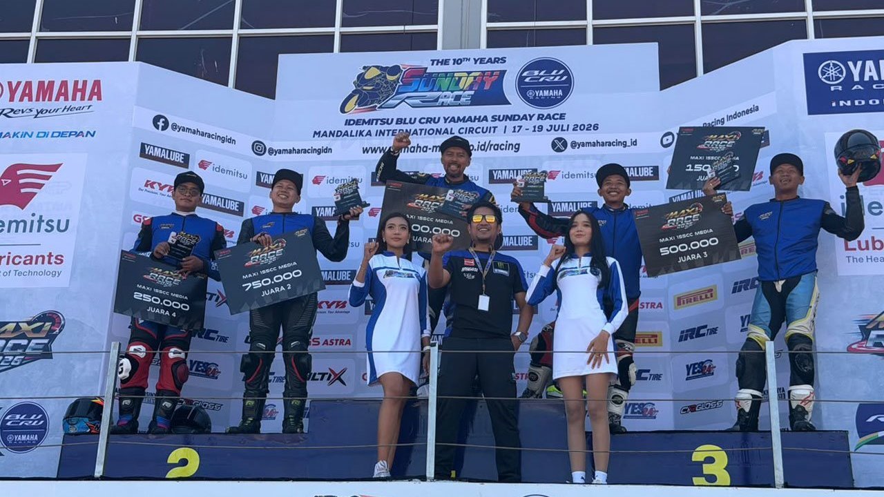 Bukan Sekadar Adu Cepat, Media Maxi Race Yamaha Sunday Race 2026 Penuh Tawa dan Saling Ledek Bukan Sekadar Adu Cepat, Media Maxi Race Yamaha Sunday Race 2026 Penuh Tawa dan Saling Ledek