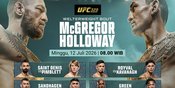 Fight Card UFC 329: McGregor vs Holloway Jadi Duel Paling Dinantikan, Saksikan Eksklusif di Vidio