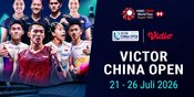 Jadwal Streaming Victor China Open 2026: Adu Kekuatan Pemain Elite di Vidio Jadwal Streaming Victor China Open 2026: Adu Kekuatan Pemain Elite di Vidio