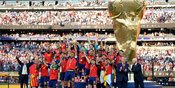 Donald Trump 'Dihilangkan' di Foto Juara Spanyol Donald Trump 'Dihilangkan' di Foto Juara Spanyol