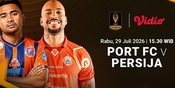 Jadwal Piala Presiden 2026 - Port FC vs Persija: Duel Internasional Sore Ini di Vidio