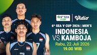 SEA V Cup Men - Indonesia vs Kamboja Leg Kedua Saksikan Siaran Langsung Hanya di Vidio SEA V Cup Men - Indonesia vs Kamboja Leg Kedua Saksikan Siaran Langsung Hanya di Vidio