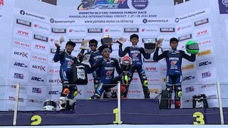 Persaingan Ketat Jallu Vesgio dan Kenzie Akbar di R15 Junior Pro Yamaha Sunday Race 2026