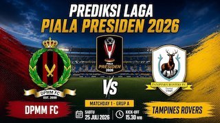 Piala Presiden 2026: Tampines Rovers Bidik Hasil Sempurna Lawan DPMM FC Piala Presiden 2026: Tampines Rovers Bidik Hasil Sempurna Lawan DPMM FC