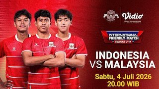Nonton Indonesia U-17 vs Malaysia U-17: Misi Perdana David Nascimento di Vidio