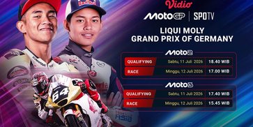 Moto3 dan Moto2 Liqui Moly Grand Prix of Germany: Momentum RIval Pangkas Jarak di Vidio Moto3 dan Moto2 Liqui Moly Grand Prix of Germany: Momentum RIval Pangkas Jarak di Vidio
