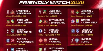 Pre-season Friendly Match 2026: Eksperimen Taktis dan Debut Pelatih Baru Hanya di Vidio Pre-season Friendly Match 2026: Eksperimen Taktis dan Debut Pelatih Baru Hanya di Vidio