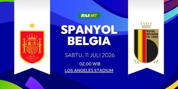 Prediksi Piala Dunia 2026: Spanyol vs Belgia 11 Juli 2026