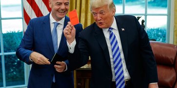 Gianni Infantino Angkat Bicara soal Donald Trump dan Penangguhan Kartu Merah Balogun Gianni Infantino Angkat Bicara soal Donald Trump dan Penangguhan Kartu Merah Balogun