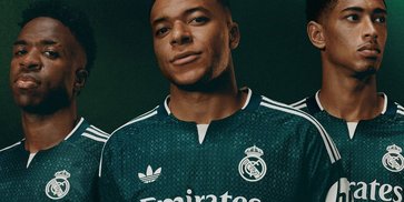 Real Madrid Resmi Rilis Jersey Tandang Hijau untuk Musim 2026/2027