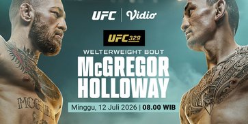Saksikan UFC 329 McGregor vs Holloway: Dua Bintang UFC yang Kembali Bertemu di Vidio Saksikan UFC 329 McGregor vs Holloway: Dua Bintang UFC yang Kembali Bertemu di Vidio