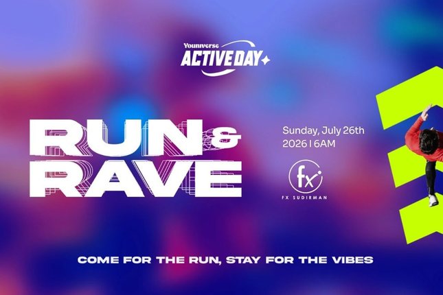 Youniverse Active Day: RUN & RAVE Youniverse Active Day: RUN dan RAVE (c) Fimela