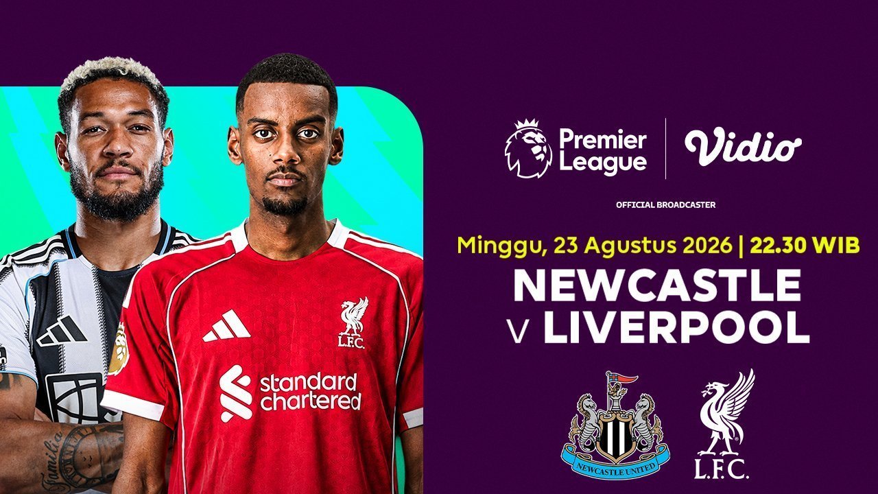 Newcastle United vs Liverpool: Adu Pemain Baru di Matchweek 1 Liga Inggris 2026/27 di Vidio