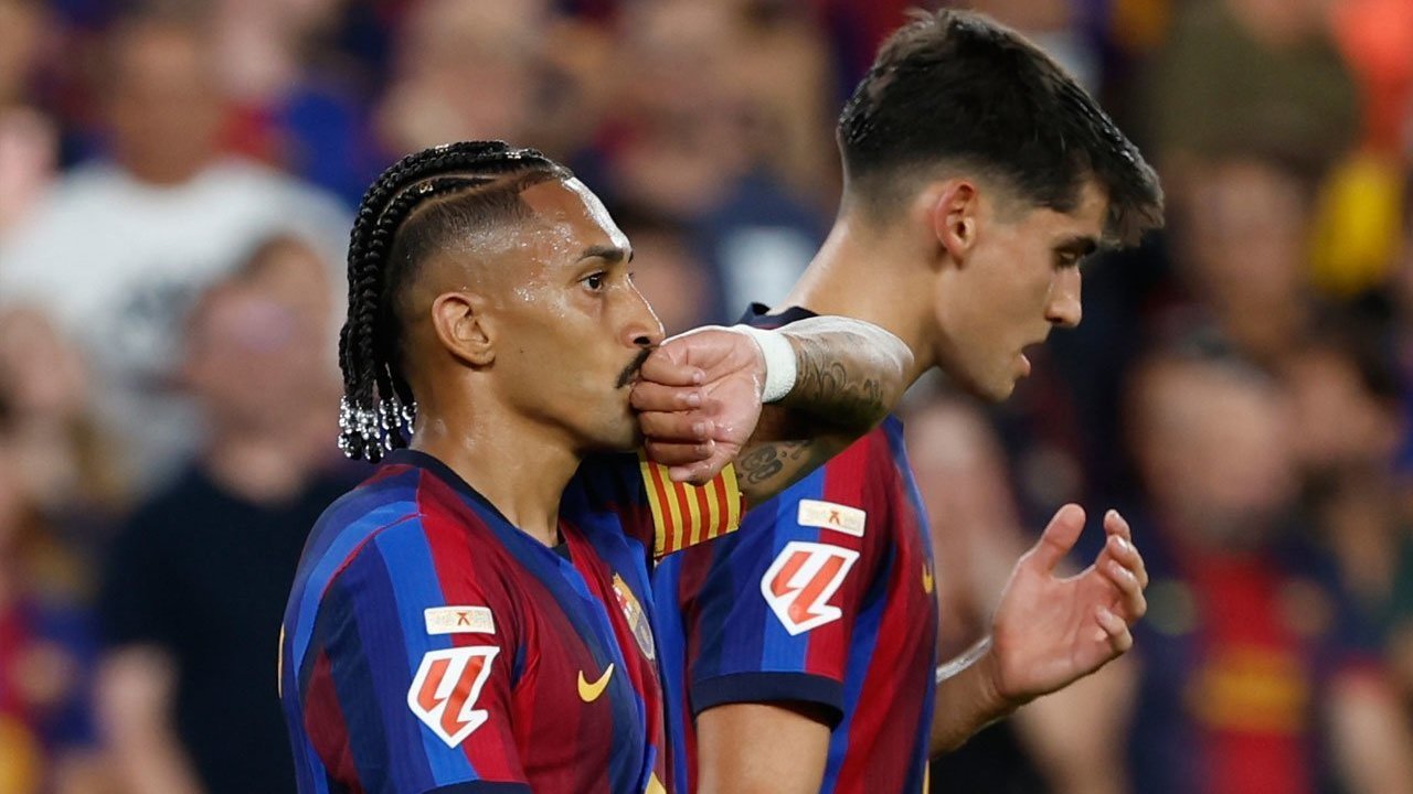 Raphinha Menjelma Jadi Nomor 9 Baru Barcelona Raphinha Menjelma Jadi Nomor 9 Baru Barcelona
