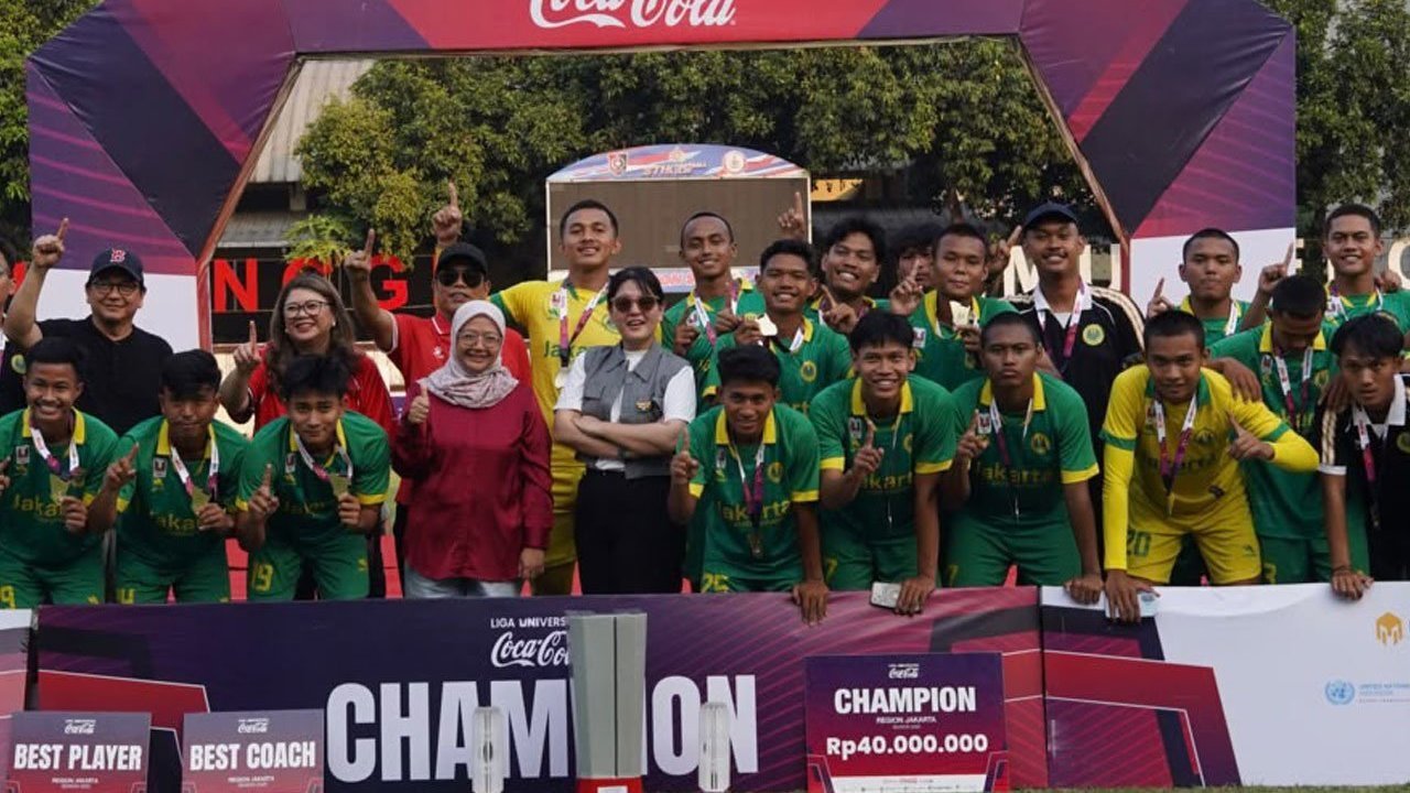 Dapat Apresiasi dari Ratu Tisha, UNJ jadi Juara Liga Universitas 2026 Regional Jakarta Dapat Apresiasi dari Ratu Tisha, UNJ jadi Juara Liga Universitas 2026 Regional Jakarta