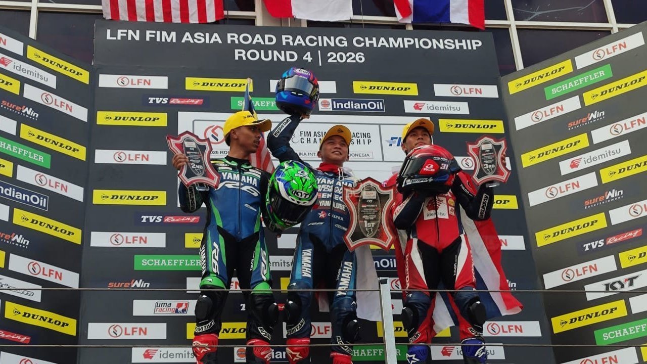Juara di Race 1 SS600 ARRC 2026 Mandalika, Yamaha Racing Indonesia Bidik Podium Lagi di Race 2 Juara di Race 1 SS600 ARRC 2026 Mandalika, Yamaha Racing Indonesia Bidik Podium Lagi di Race 2