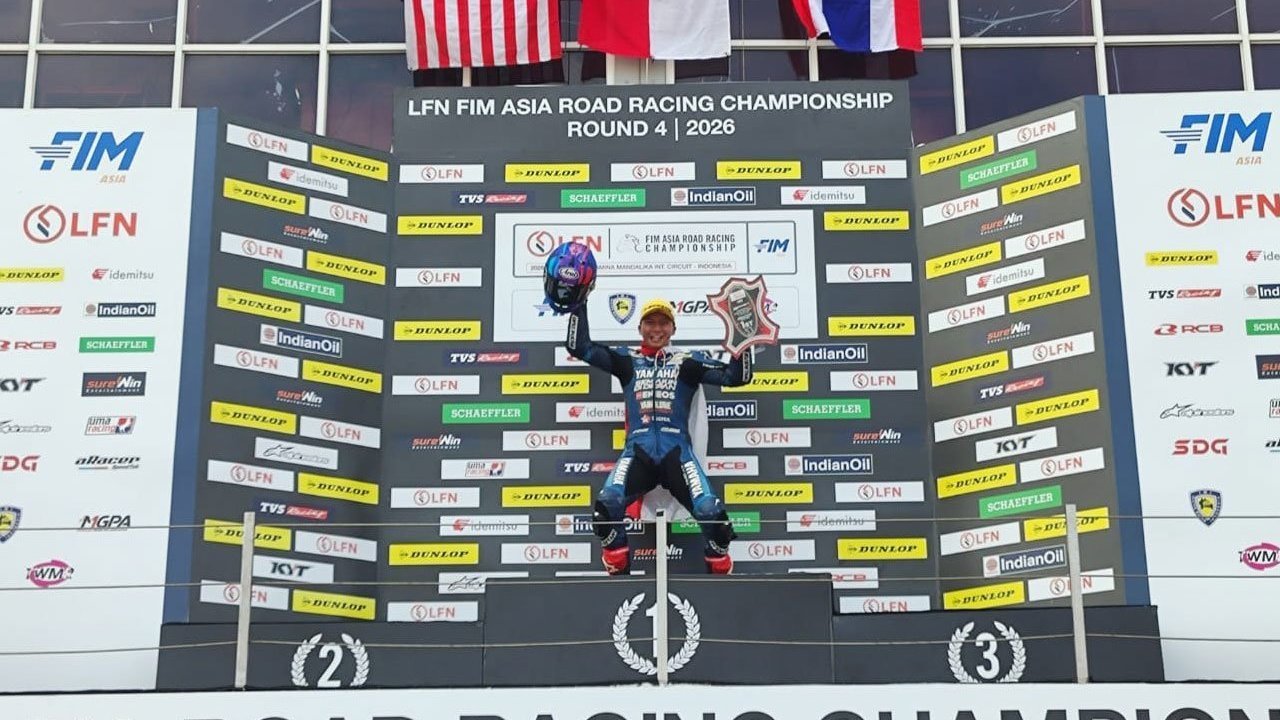 Hasil Race 1 ARRC Mandalika 2026 SS600: Wahyu Nugroho Kibarkan Merah Putih di Podium Tertinggi Hasil Race 1 ARRC Mandalika 2026 SS600: Wahyu Nugroho Kibarkan Merah Putih di Podium Tertinggi
