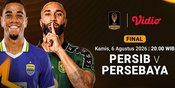 Jadwal Persib vs Persebaya - Final Piala Presiden 2026: Kedua Tim Berpeluang Juara di Vidio