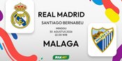 Prediksi Real Madrid vs Malaga, 30 Agustus 2026