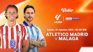 La Liga 2026/27 - Atletico Madrid vs Malaga: Adu Ambisi Tim Unggulan vs Pendatang Baru di Vidio La Liga 2026/27 - Atletico Madrid vs Malaga: Adu Ambisi Tim Unggulan vs Pendatang Baru di Vidio