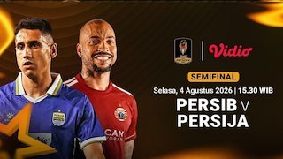 Semifinal Piala Presiden - Persib vs Persija: Saksikan Duel Klasik Pada Laga Pramusim di Vidio Semifinal Piala Presiden - Persib vs Persija: Saksikan Duel Klasik Pada Laga Pramusim di Vidio