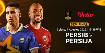 Semifinal Piala Presiden - Persib vs Persija: Saksikan Duel Klasik Pada Laga Pramusim di Vidio