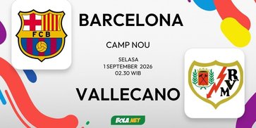 Prediksi Barcelona vs Rayo Vallecano, 1 September 2026 Prediksi Barcelona vs Rayo Vallecano, 1 September 2026