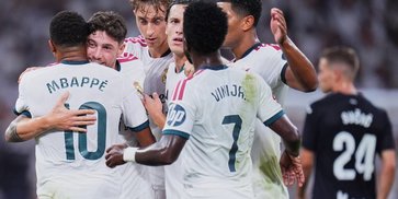 Rapor Pemain Real Madrid vs Real Sociedad: Mbappe Menggila, Bellingham dan Vinicius Tampil Gemilang Rapor Pemain Real Madrid vs Real Sociedad: Mbappe Menggila, Bellingham dan Vinicius Tampil Gemilang