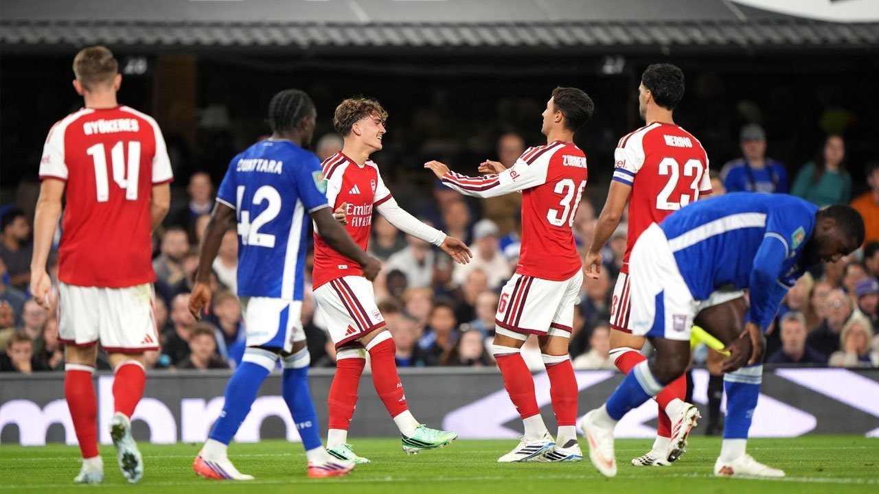 Rating Pemain Arsenal Saat Kalahkan Ipswich 4-2