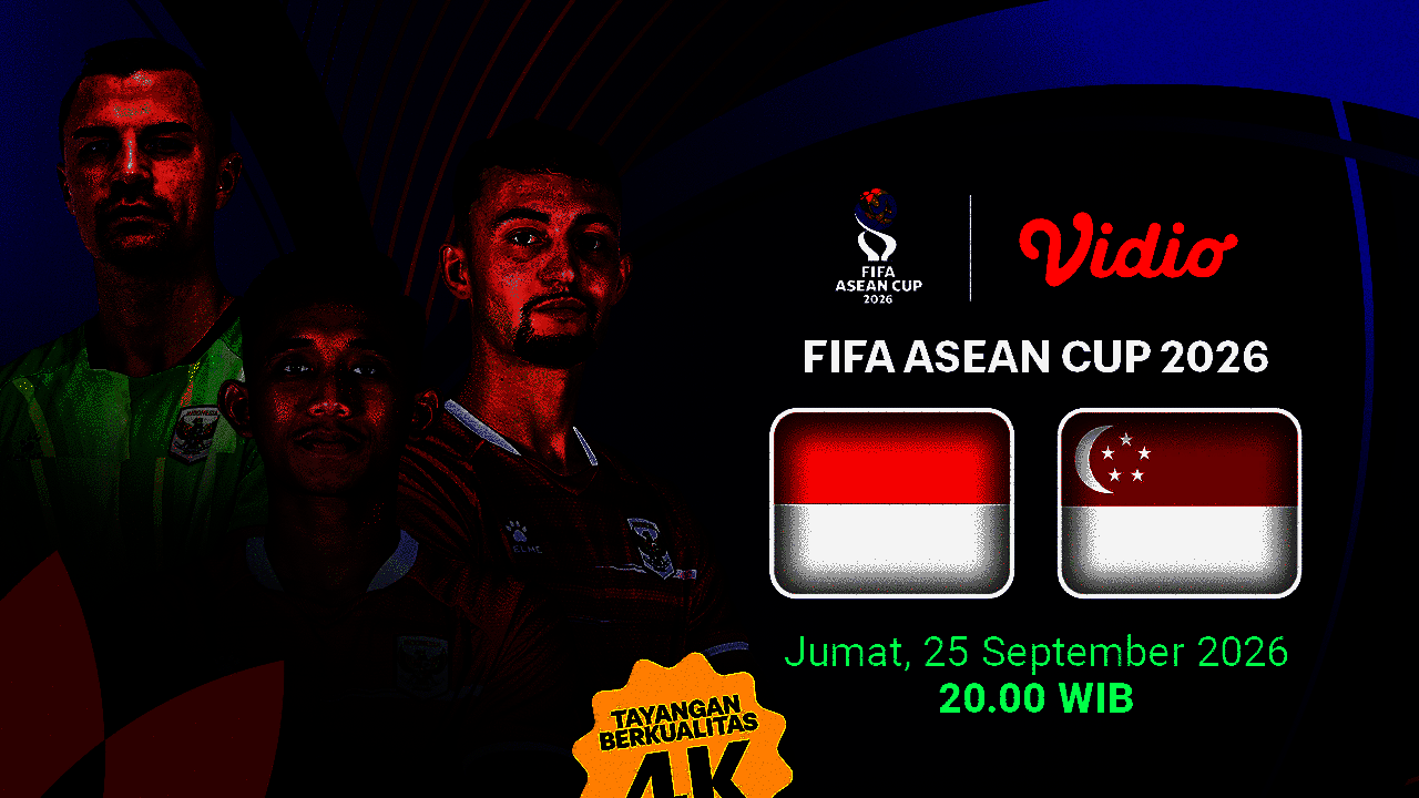 Head-to-Head Indonesia vs Singapura: Rekor 60 Pertemuan Jelang FIFA ASEAN Cup 2026 di Vidio Head-to-Head Indonesia vs Singapura: Rekor 60 Pertemuan Jelang FIFA ASEAN Cup 2026 di Vidio