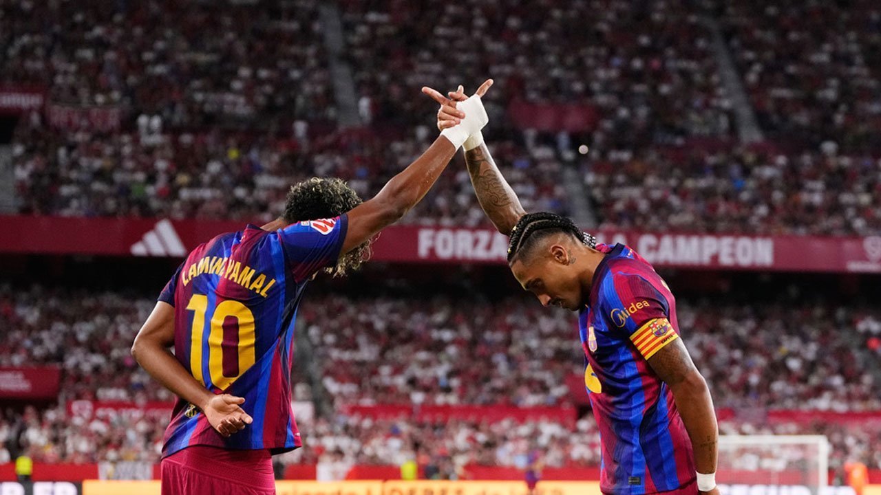 Hasil Sevilla vs Barcelona: Hattrick Raphinha Jaga Start Sempurna Blaugrana!