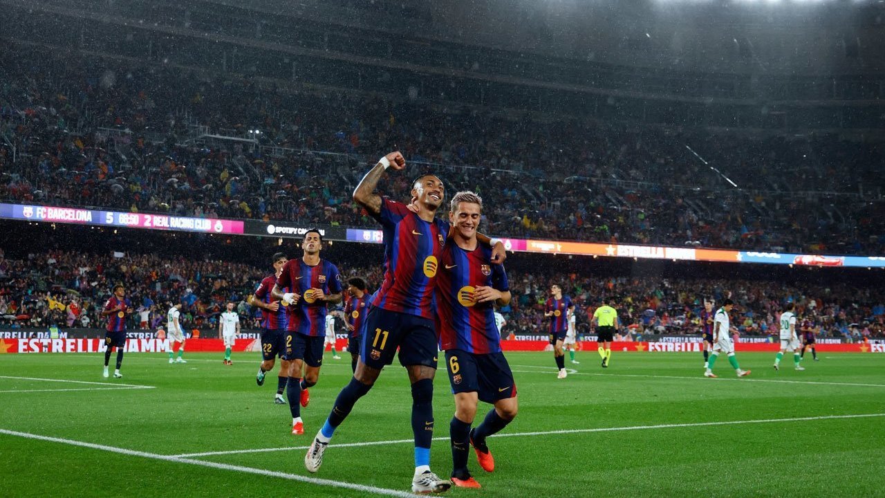 Man of the Match Barcelona vs Racing Santander: Raphinha Man of the Match Barcelona vs Racing Santander: Raphinha