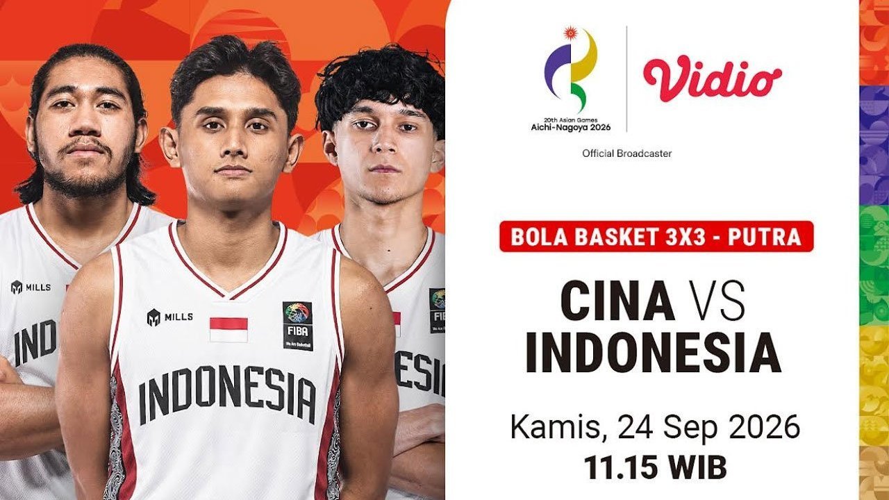 Cina vs Indonesia - Asian Games 2026 3x3 Basketball Mens Play-In: Perjuangan Generasi Muda di Vidio Cina vs Indonesia - Asian Games 2026 3x3 Basketball Mens Play-In: Perjuangan Generasi Muda di Vidio