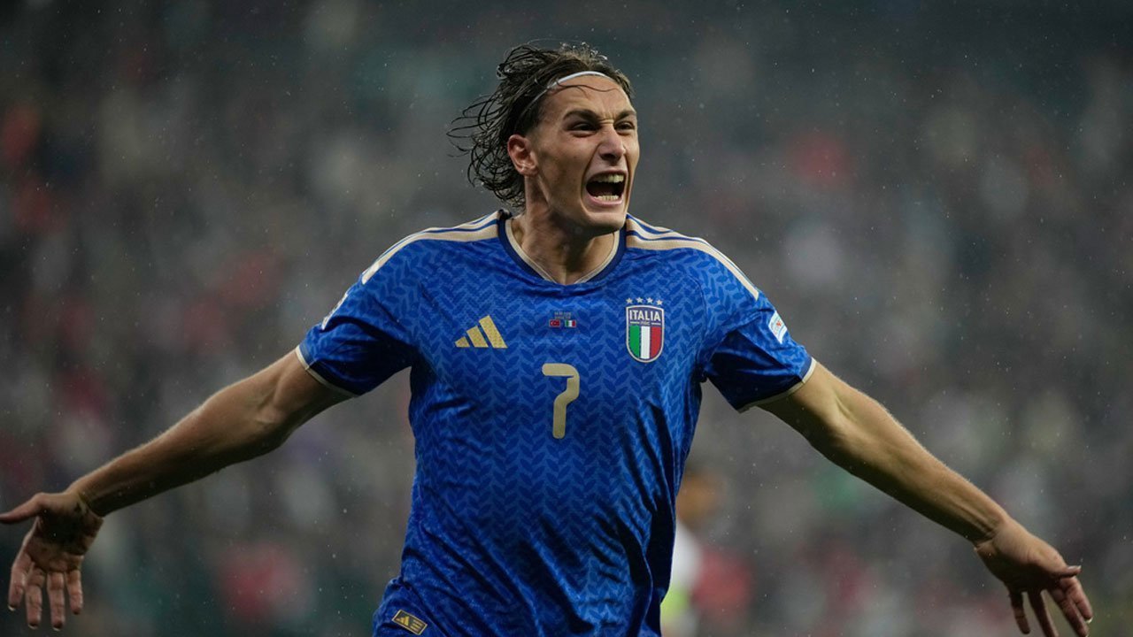 Man of the Match Turki vs Italia: Pio Esposito