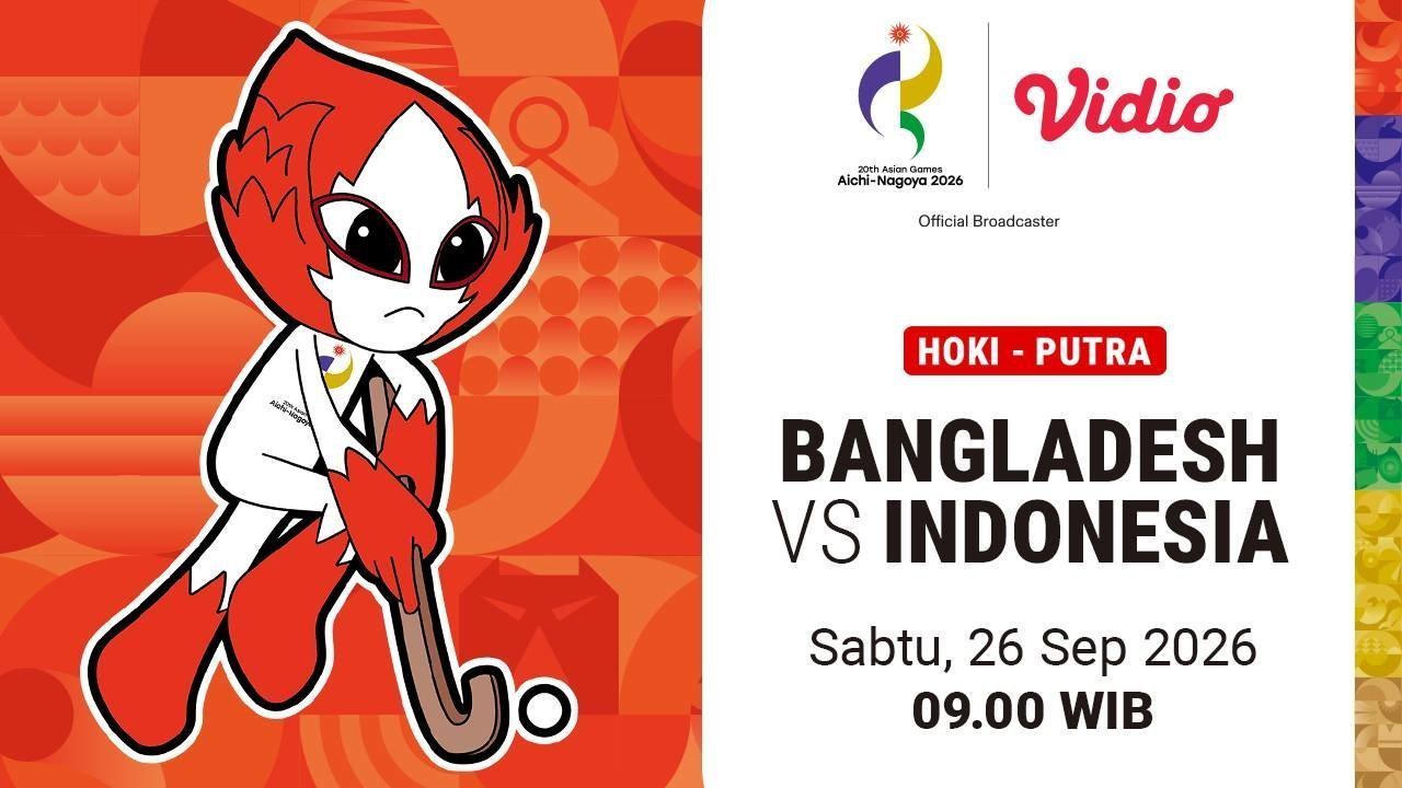 Bangladesh vs Indonesia - Asian Games 2026 Mens Hockey: Indonesia Masih Mencari Kemenangan di Vidio Bangladesh vs Indonesia - Asian Games 2026 Mens Hockey: Indonesia Masih Mencari Kemenangan di Vidio