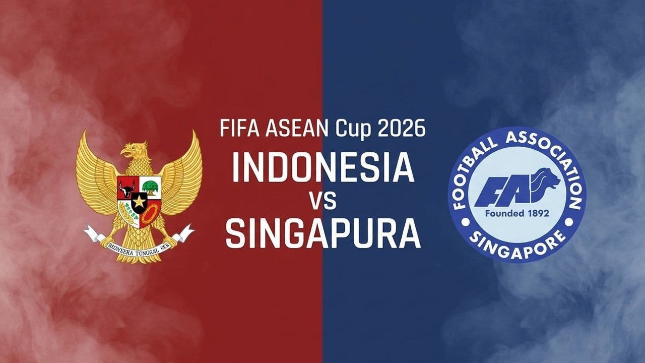 Jadwal Siaran Langsung FIFA ASEAN Cup 2026: Timnas Indonesia vs Singapura Jadwal Siaran Langsung FIFA ASEAN Cup 2026: Timnas Indonesia vs Singapura