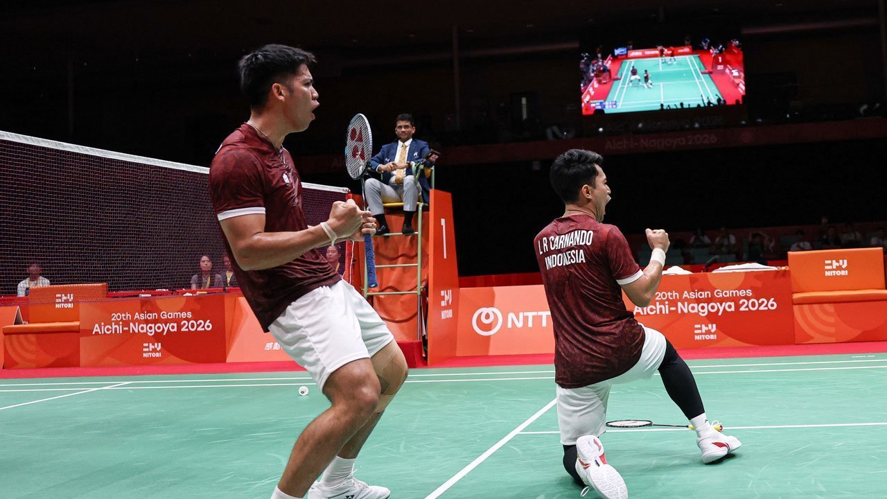 Badminton Beregu Putra Menangkan Medali Emas Pertama Indonesia di Asian Games 2026 Badminton Beregu Putra Menangkan Medali Emas Pertama Indonesia di Asian Games 2026