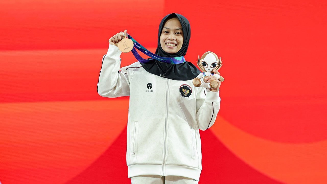 Luluk Diana Tri Wijayana Tambah Perolehan Medali Tim Indonesia di Asian Games 2026 dari Angkat Besi! Luluk Diana Tri Wijayana Tambah Perolehan Medali Tim Indonesia di Asian Games 2026 dari Angkat Besi!